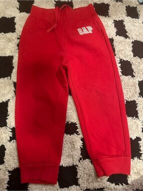 GAP Kids Bright Red Sweat Joggers